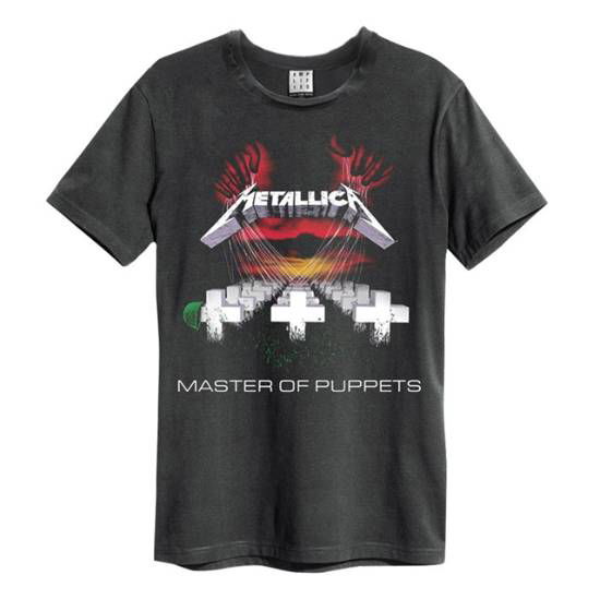 Metallica - Masters Of Puppets Amplified Vintage Charcoal Xx Large T-Shirt - Metallica - Koopwaar - AMPLIFIED - 5022315165187 - 