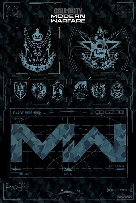 Cover for Call Of Duty: Pyramid · Modern Warfare 4 - Icons (Poster Maxi 61X91,5 Cm) (MERCH)