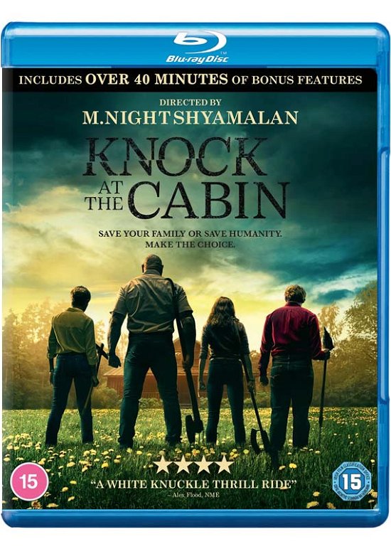 Cover for Knock at the Cabin BD · Knock At The Cabin (Blu-ray) (2023)