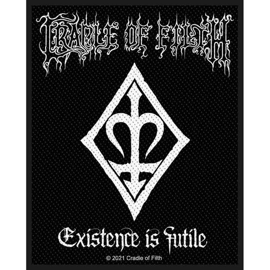 Cradle Of Filth Standard Woven Patch: Existance Is Futile - Cradle Of Filth - Merchandise - PHD - 5056365714187 - 3 december 2021