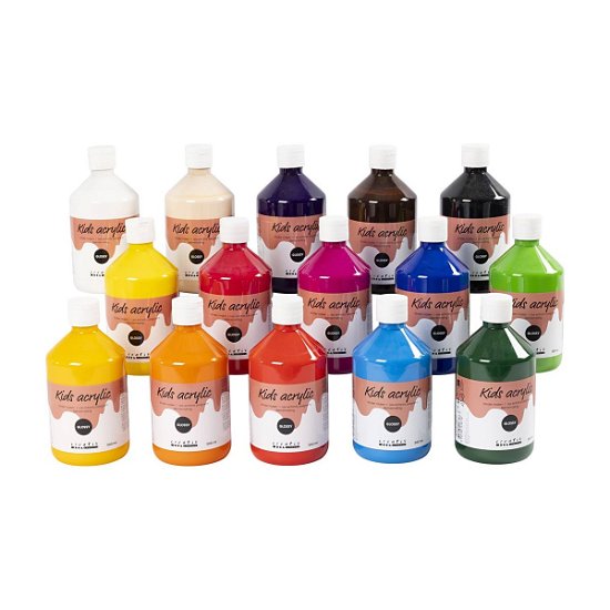 Cover for A-color · Acrylic Paint - Glossy - 15 X 500ml (32000) (Toys)