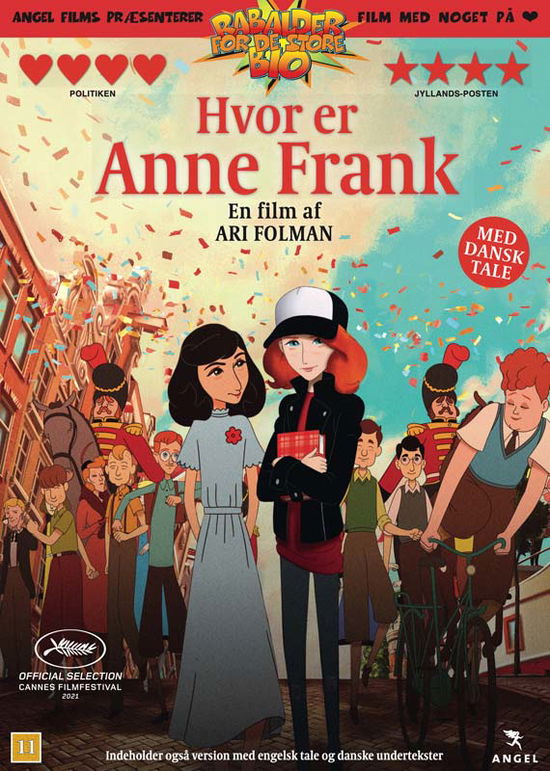 Hvor er Anne Frank -  - Filmes -  - 5712976003187 - 30 de janeiro de 2023