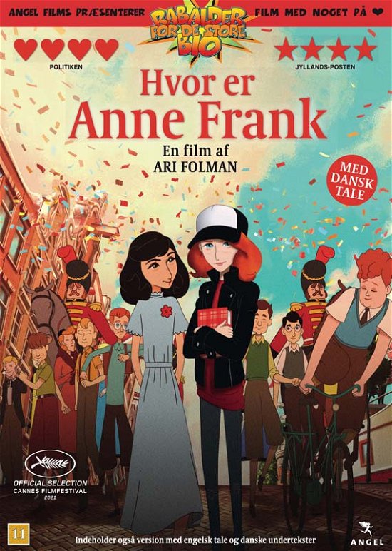 Hvor er Anne Frank -  - Films -  - 5712976003187 - 30 januari 2023