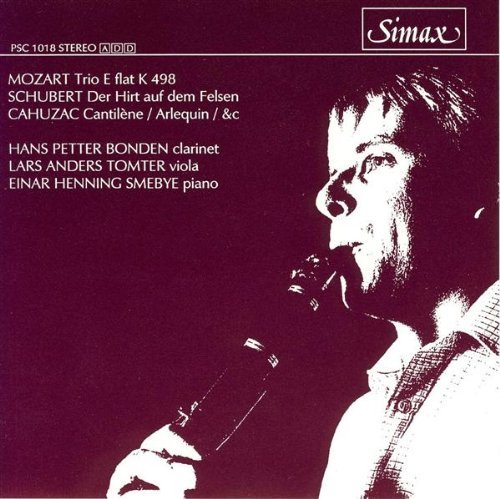Cover for Mozart / Schubert / Bonden / Smebye / Tomter · Piano Trio / Der Hirt Auf Dem Felsen / Variations (CD) (1992)