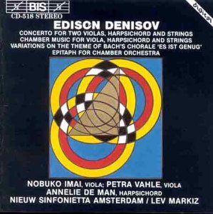 Cover for Denisov / Markis / Sinfonietta Amsterdam · Concerto for 2 Violas, Harpsichord &amp; Strings (CD) (1994)
