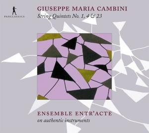 Cover for Cambini / Ensemble Entr'acte · String Quintets No. 1 4 &amp; 23 (CD) (2012)