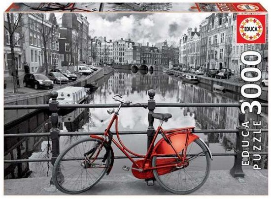 Amsterdam - Black & White 3000pc Puzzle - Educa - Bücher - PAUL LAMOND GAMES - 8412668160187 - 30. Oktober 2023