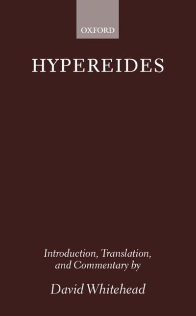 Cover for Hypereides · Hypereides: The Forensic Speeches (Hardcover Book) (2000)