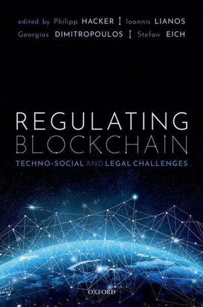 Cover for Philipp Hacker · Regulating Blockchain: Techno-Social and Legal Challenges (Hardcover bog) (2019)
