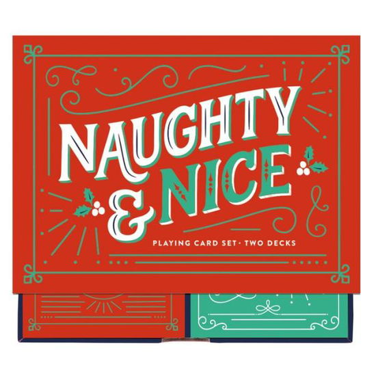 Cover for Galison · Naughty &amp; Nice Playing Card Set (Flashcards) (2018)