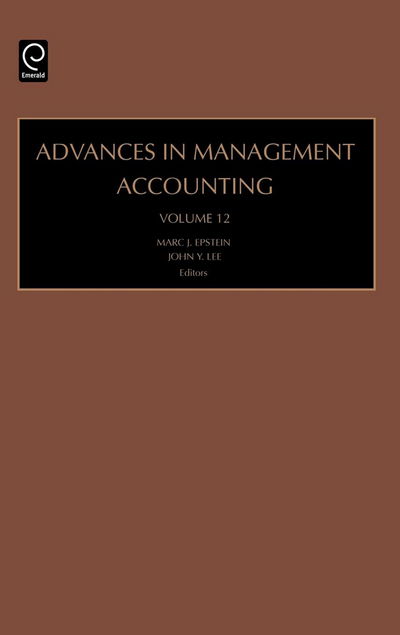 Cover for John Y Lee · Advances in Management Accounting - Advances in Management Accounting (Hardcover Book) (2004)