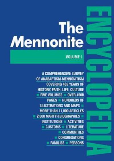 Cover for Harold S. Bender · Mennonite Encyclopedia (Volume I) (Hardcover Book) (1955)