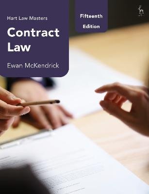 Cover for McKendrick, Ewan (University of Oxford, UK) · Contract Law - Hart Law Masters (Paperback Book) (2023)