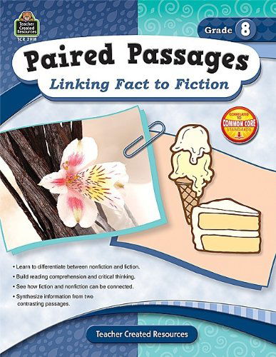 Cover for Ruth Foster · Paired Passages: Linking Fact to Fiction Grd 8 (Paperback Book) [Csm edition] (2009)