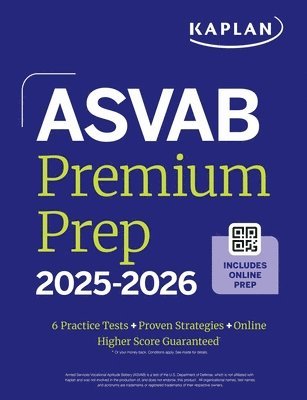 Cover for Kaplan Test Prep · ASVAB Premium Prep 2025-2026 - Kaplan Test Prep (Paperback Book) (2025)