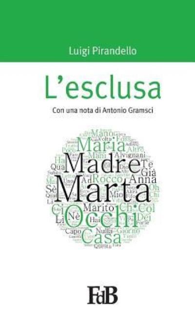 Cover for Antonio Gramsci · L'esclusa (Taschenbuch) (2015)