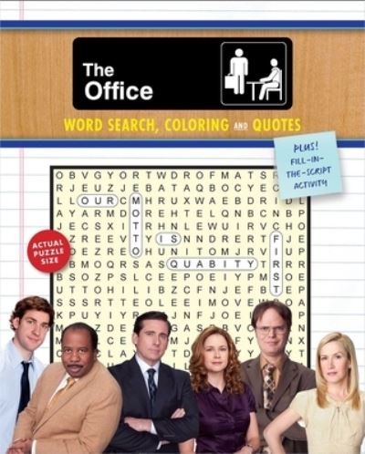 Cover for Editors of Thunder Bay Press · The Office Word Search, Coloring and Quotes: Plus Fill-in-the-Script Activity - Coloring Book &amp; Word Search (Pocketbok) (2024)