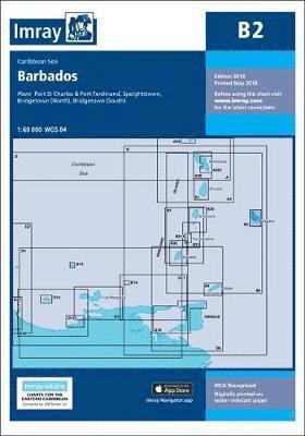 Cover for Imray Laurie Norie &amp; Wilson Ltd · Imray Chart B2: Barbados - Iolaire (Kartor) [New edition] (2018)