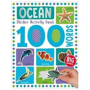 Cover for Make Believe Ideas · 100 Ocean Words Sticker Activity - 100 Sticker Activity (Paperback Book) (2020)