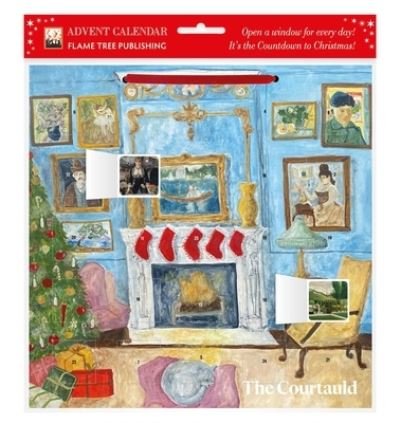 Cover for The Courtauld: Decorated for Christmas Advent Calendar (with stickers) (Calendar) [New edition] (2023)