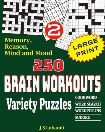 Cover for Lubandi · 250 Brain Workouts Variety Puzzles (Pocketbok) (2017)