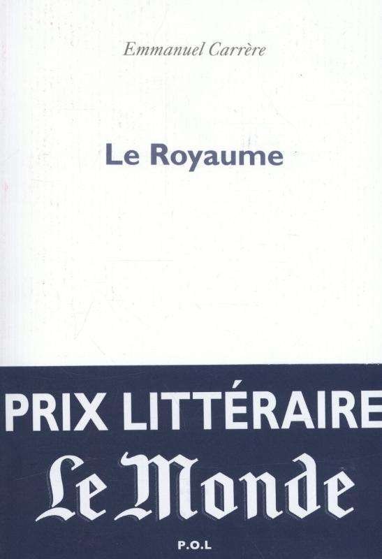 Cover for Emmanuel Carrere · Le royaume (MERCH) (2014)