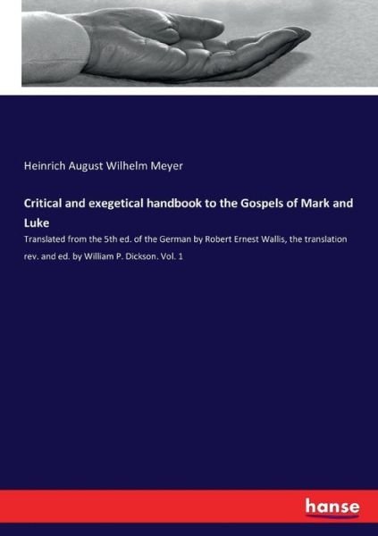 Cover for Meyer · Critical and exegetical handbook (Book) (2017)