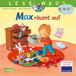 LESEMAUS 119: Max räumt auf - Christian Tielmann - Books - Carlsen Verlag GmbH - 9783551084187 - February 24, 2022