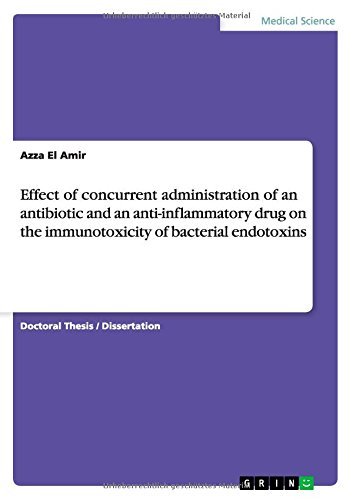 Cover for Azza El Amir · Effect of concurrent administration of an antibiotic and an anti-inflammatory drug on the immunotoxicity of bacterial endotoxins (Paperback Book) (2014)