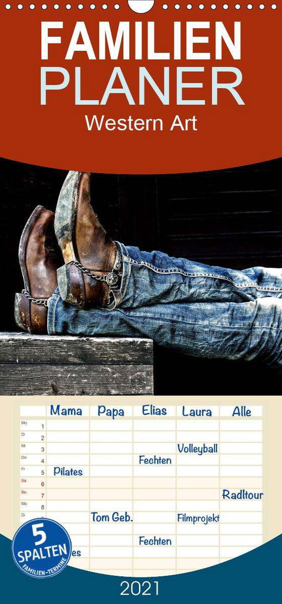 Cover for Kaina · Western Art - Familienplaner hoch (Book)