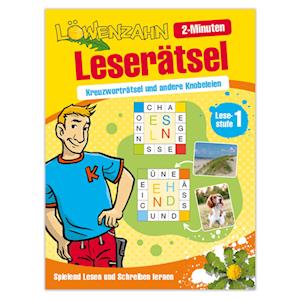 Cover for Löwenzahn-2-Minuten-Leserätsel: Kreuzworträtsel und andere Knobeleien (Book) (2025)