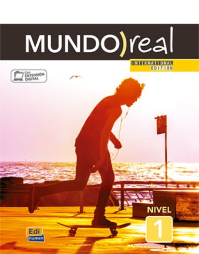 Cover for Team Espacio Joven · Mundo Real International Edition Nivel 1: Student Book In Spanish with explanations etc in English: New revised edition of 2018 - Mundo Real (Pocketbok) (2018)