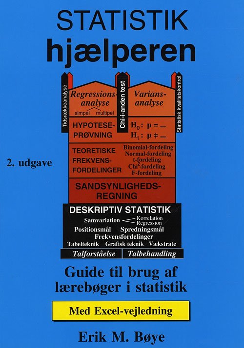 Cover for Erik Møllmann Bøye · Statistik-hjælperen - med Excel-vejledning (Poketbok) [2:a utgåva] (2009)