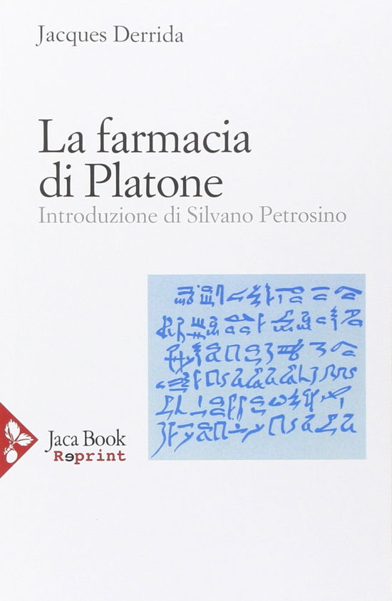 Cover for Jacques Derrida · La Farmacia Di Platone (Book)