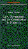 Cover for A. Harding · Law, Government, and the Constitution (London-leiden Series on Law, Administration and Development) (Hardcover Book) (1996)