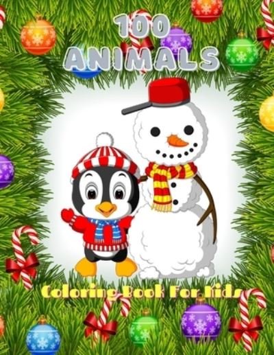 Cover for Fiona Abbott · 100 Animals - COLORING BOOK FOR KIDS (Pocketbok) (2020)