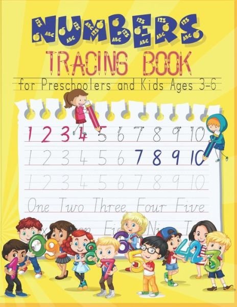 Cover for Jaouad Aissa · Numbers Tracing Book for Preschoolers and Kids Ages 3-6 (Pocketbok) (2021)