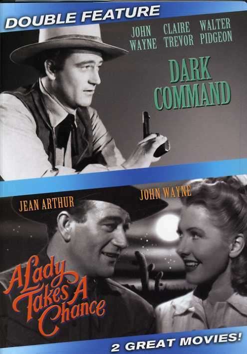 Cover for John Wayne · Dark Command / Lady Takes a Chance (DVD) (2007)