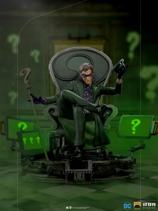 DC Comics Deluxe Art Scale Statue 1/10 The Riddler - DC Comics - Merchandise - IRON STUDIO - 0609963129188 - 25. september 2022