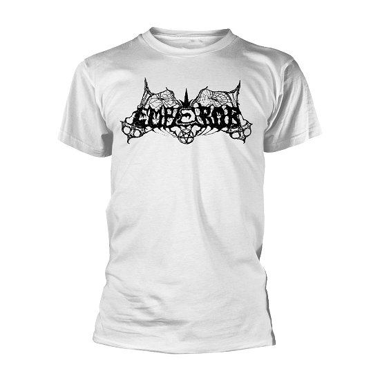Cover for Emperor · Old School Logo (White) (T-shirt) [size XXL] [White edition] (2019)