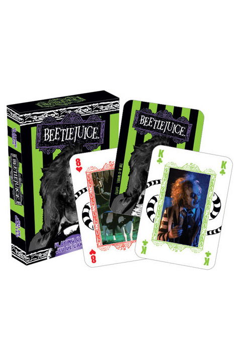 Beetlejuice Playing Cards - Beetlejuice - Lautapelit - BEETLEJUICE - 0840391105188 - 