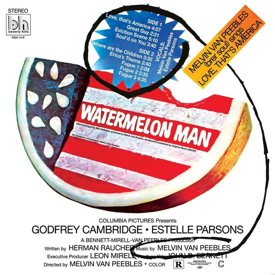 Watermelon Man (Ltd. Green Watermelon Skin Vinyl) - Melvin Van Peebles - Music - REAL GONE MUSIC - 0848064014188 - July 8, 2022