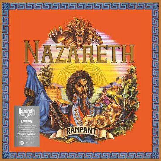 Cover for Nazareth · Rampant (LP) [Coloured edition] (2019)