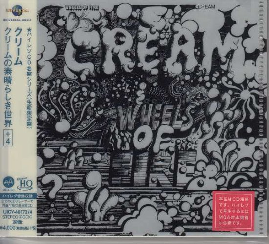 Cover for Cream · Wheels Of Fire (CD) [Limited edition] (2018)