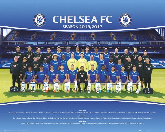 Chelsea: Team Photo 16/17 (Poster Mini 40x50 Cm) - Chelsea - Merchandise -  - 5028486372188 - 