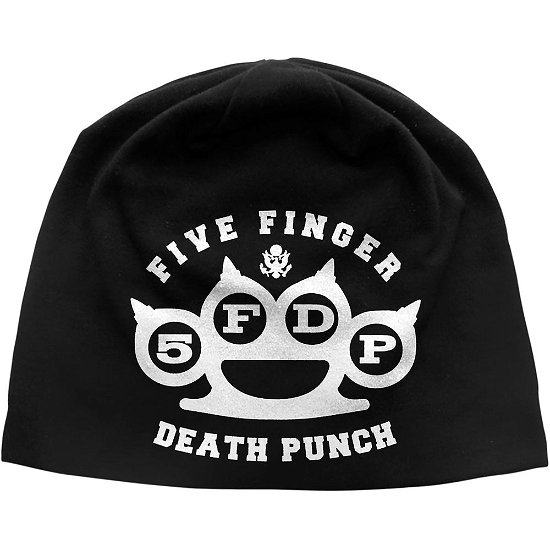 Cover for Five Finger Death Punch · Five Finger Death Punch Unisex Beanie Hat: Logo (Kläder) [Black - Unisex edition]