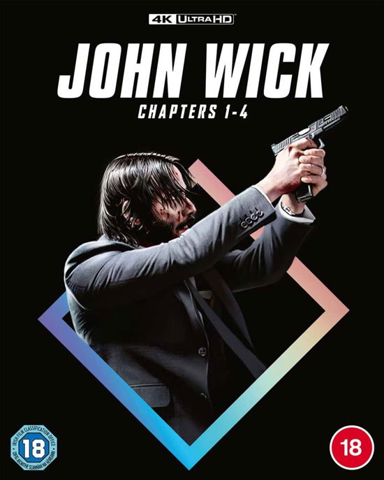 John Wick 1-4 Boxset - John Wick 1  4 Boxset Uhd - Films - LIONSGATE - 5055761916188 - 12 juni 2023