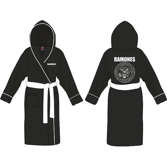 Cover for Ramones · Ramones Unisex Bathrobe: Presidential Seal (Medium - Large) (CLOTHES) [Black - Unisex edition]