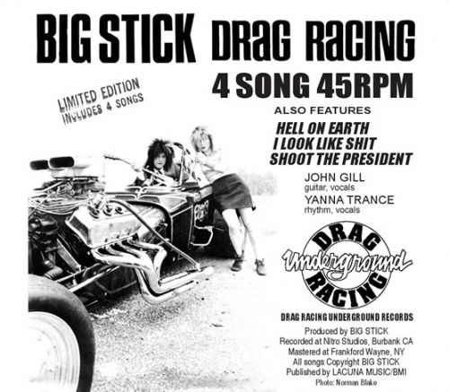 Cover for Big Stick · Drag Racing (7&quot;) (2019)