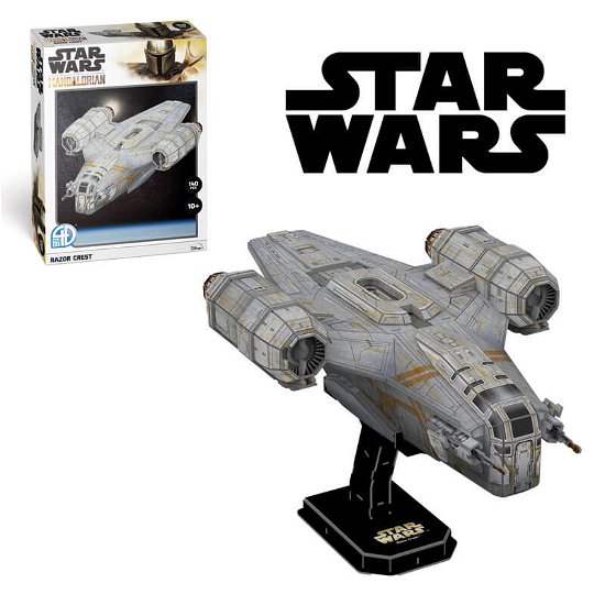 Star Wars the Mandalorian Razor Crest 3D Puzzle - Star Wars - Merchandise - WORLDBRANDS - 8436598031188 - 